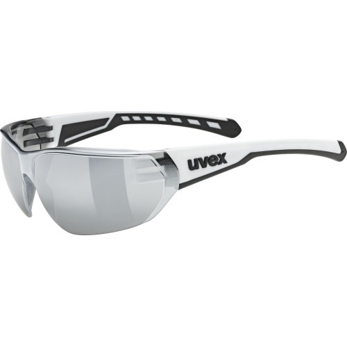 Brilles Uvex equate white matt / mirror silver