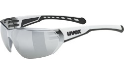 Brilles Uvex equate white matt / mirror silver
