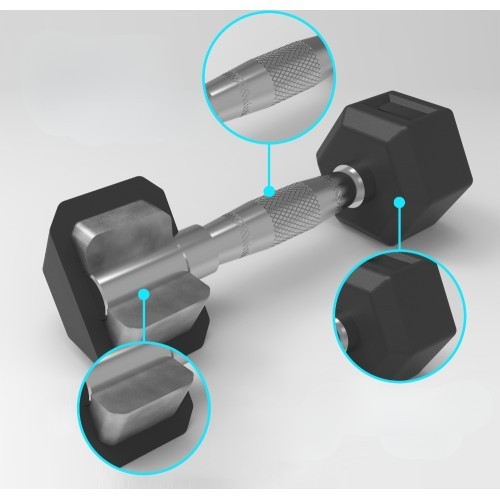 Hex Dumbbell inSPORTline Hexclusive 6 kg