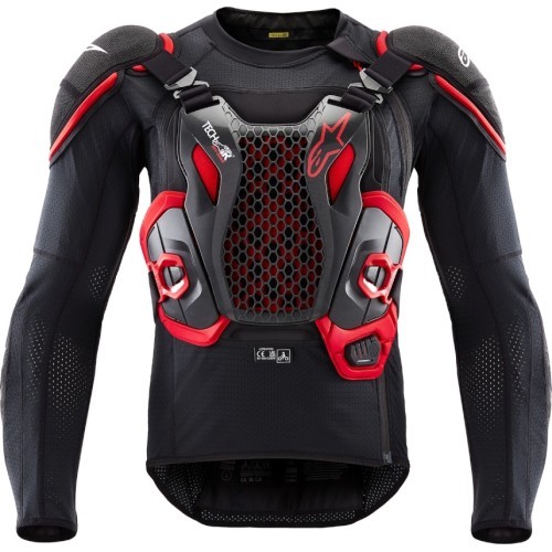 Gaisa spilvena veste Alpinestars Tech-Air Off-Road System, melna/sarkana
