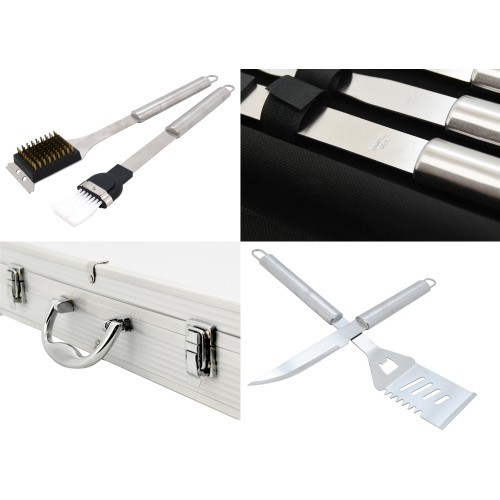 Barbecue Tools Set Cattara - 11pcs, Aluminium Case