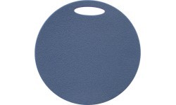 Round Sit Mat Yate, 2-layer, Diameter 35cm, Blue/Pink