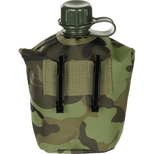 Пластиковая фляга с чехлом MFH M 95 CZ Camo, 1 л