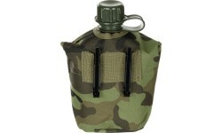 Plastmasas pudele ar pārvalku MFH M 95 CZ Camo, 1 l