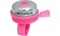 Велосипедный звонок FORCE Klasik (розовый)