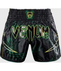 Venum Matupa Muay Thai šorti - melns/zaļš/zelts