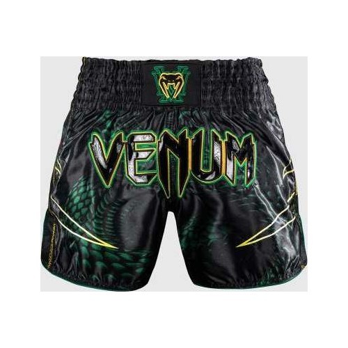 Venum Matupa Muay Thai šorti - melns/zaļš/zelts