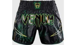 Venum Matupa Muay Thai šorti - melns/zaļš/zelts