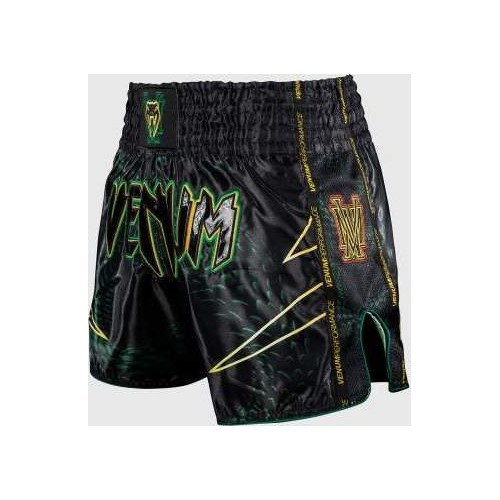 Venum Matupa Muay Thai šorti - melns/zaļš/zelts