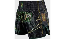 Venum Matupa Muay Thai šorti - melns/zaļš/zelts