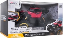 Tālvadības kāpelētājs 1:18 CLIMB POWER, sarkans