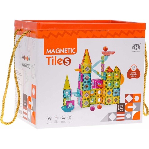 Magnetic Blocks Castle Track Ball 139 pcs.