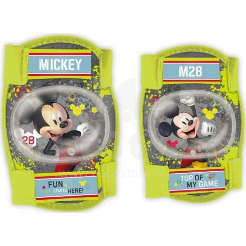 Kids' knee and elbow pads MICKEY (green)