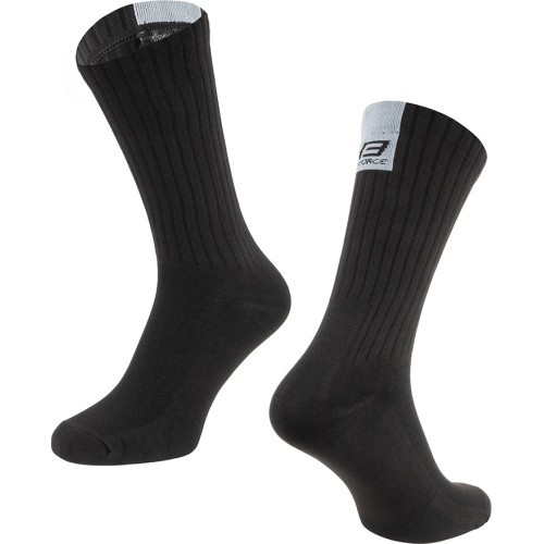Носки FORCE Ribbon, размер S-M (36-41), чёрные