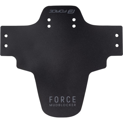 FORCE Mudblocker front mudguard, strap-mounted, 285 x 260 mm (matte black)