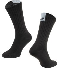 FORCE Ribbon socks, size L-XL (42-46) (black)