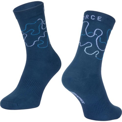 Zeķes FORCE Livery, izmērs L-XL (42-46) (zilas)