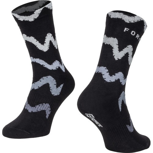 FORCE Endure socks // size: L-XL (42-46) (black/grey)