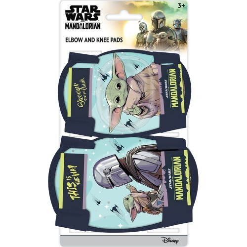 Bērnu ceļgalu un elkoņu aizsargi STAR WARS MANDALORIAN