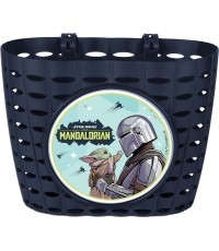 MANDALORIAN handlebar bicycle basket (dark blue)