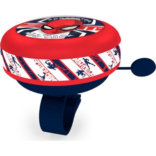 Bicycle bell SPIDERMAN, metal (red)