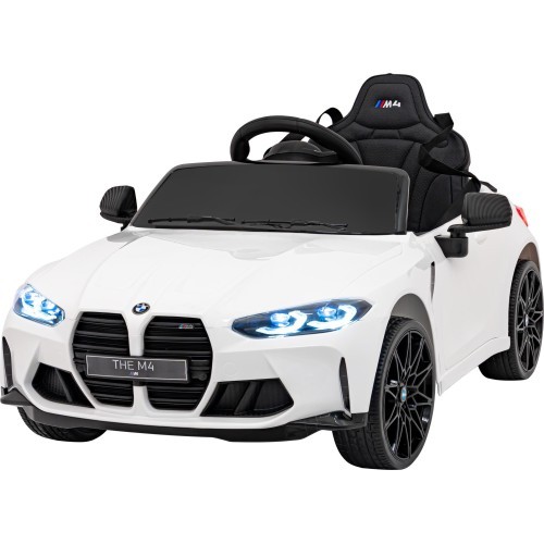 Elektromobilis BMW M4, balts