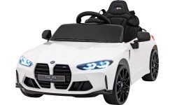 Elektromobilis BMW M4, balts