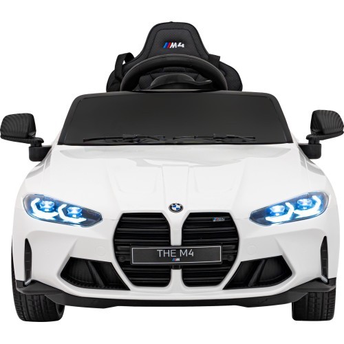 Elektromobilis BMW M4, balts