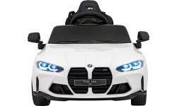 Elektromobilis BMW M4, balts
