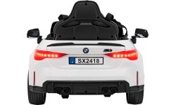 Elektromobilis BMW M4, balts