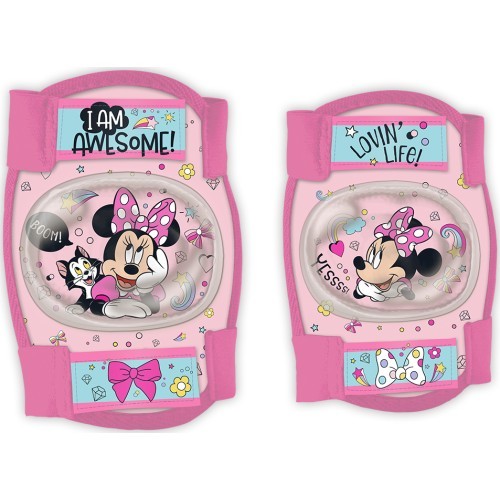 Bērnu ceļgalu un elkoņu aizsargi MINNIE (rozā)
