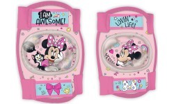 Bērnu ceļgalu un elkoņu aizsargi MINNIE (rozā)