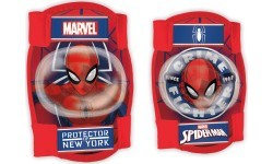 Детская защита для коленей и локтей SPIDERMAN (красная)