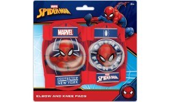 Kids' knee and elbow protective pads SPIDERMAN (red)