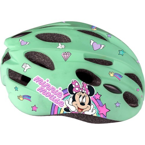 Velosipēda ķivere MINNIE 52-56cm, zaļgana