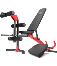 Set MH1 | adjustable bench + leg press + prayer bar (slide-in) - Marbo Sport