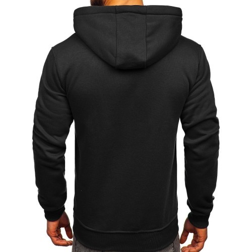 J.Style Men's Sweatshirt Black 68B2009-3