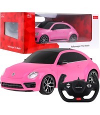 Tālvadības Volkswagen Beetle 1:14 RASTAR, rozā
