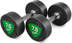 Fiksēta svara poliuretāna hanteļu komplekts 2,5–25 kg (solis 2,5 kg) 275 kg – UpForm