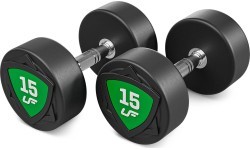 Fiksēta svara poliuretāna hanteļu komplekts 2,5–25 kg (solis 2,5 kg) 275 kg – UpForm