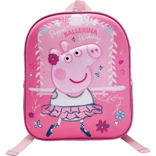 Disney Peppa Pig bērnu mugursoma Ballerina rozā PIG12301 3
