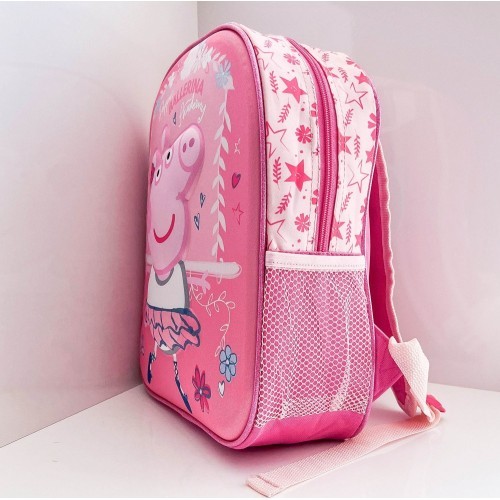 Disney Peppa Pig bērnu mugursoma Ballerina rozā PIG12301 3
