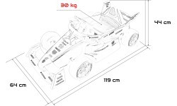 Elektromobilis Porsche Formula E, sarkans