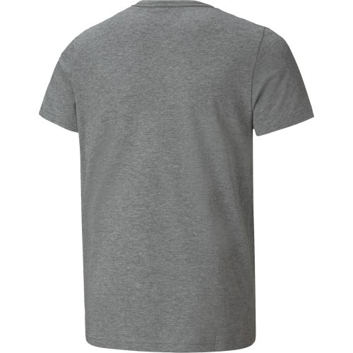 Подростковая футболка Puma Ess+ 2 Col Logo Tee, серая 586985 03