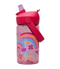 Бутылка Thrive Flip Straw Kids 0,4 л Rainbow Floral