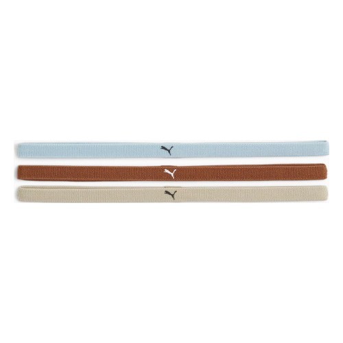 Puma AT Sportbands sieviešu galvas saites (3 gab.) Cream Blue Brown 053491 24