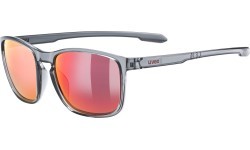 Uvex LGL 52 smoke / mirror red glasses
