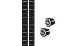 Stūres lente FORCE Carbon (balta)