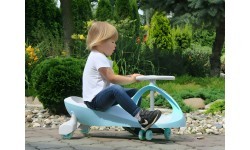 Bērnu braucamā mašīna ar LED riteņiem, rozā, ECOTOYS
