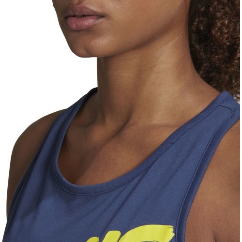 Adidas blūze W Script Tank, zila FM4426